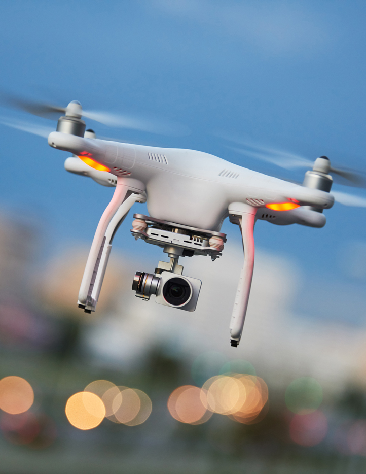 drone quadcopter with digital camera